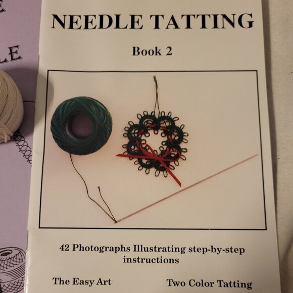 Needle Tatting (Lace Edging) Instruction Kit - Picture 3 of 7